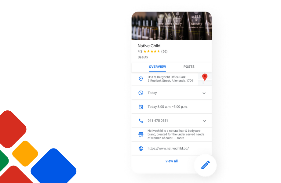 local business on a Google Business Profile
